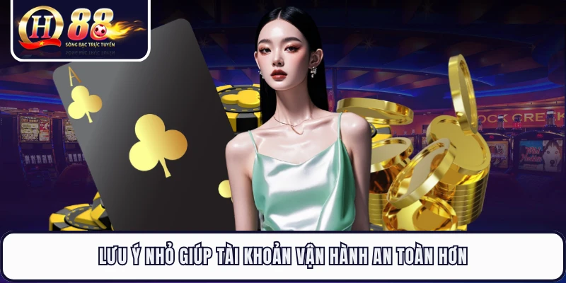 Lưu ý nhỏ giúp tài khoản vận hành an toàn hơn